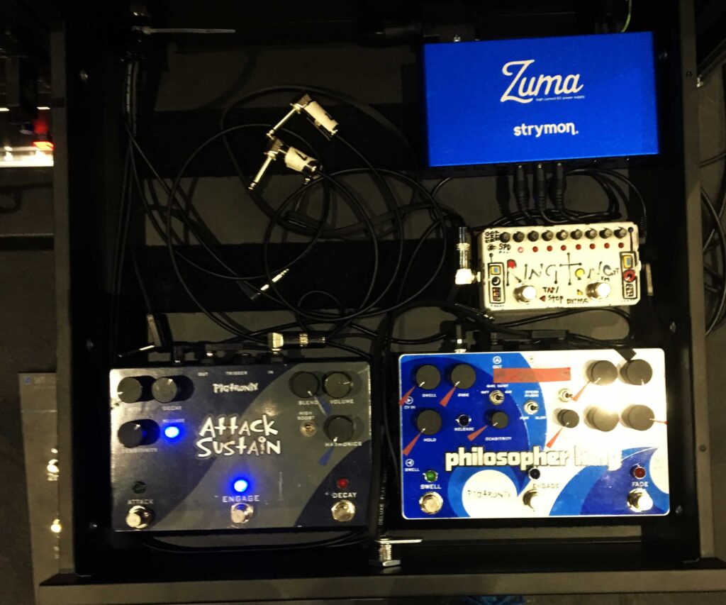 The brutal beauty of Kevin Shields' pedalboard Space Echo