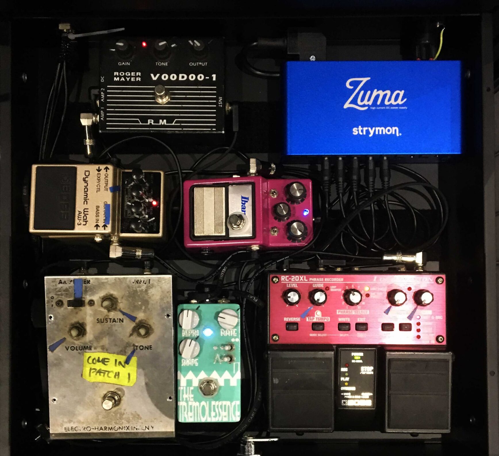 The brutal beauty of Kevin Shields' pedalboard Space Echo